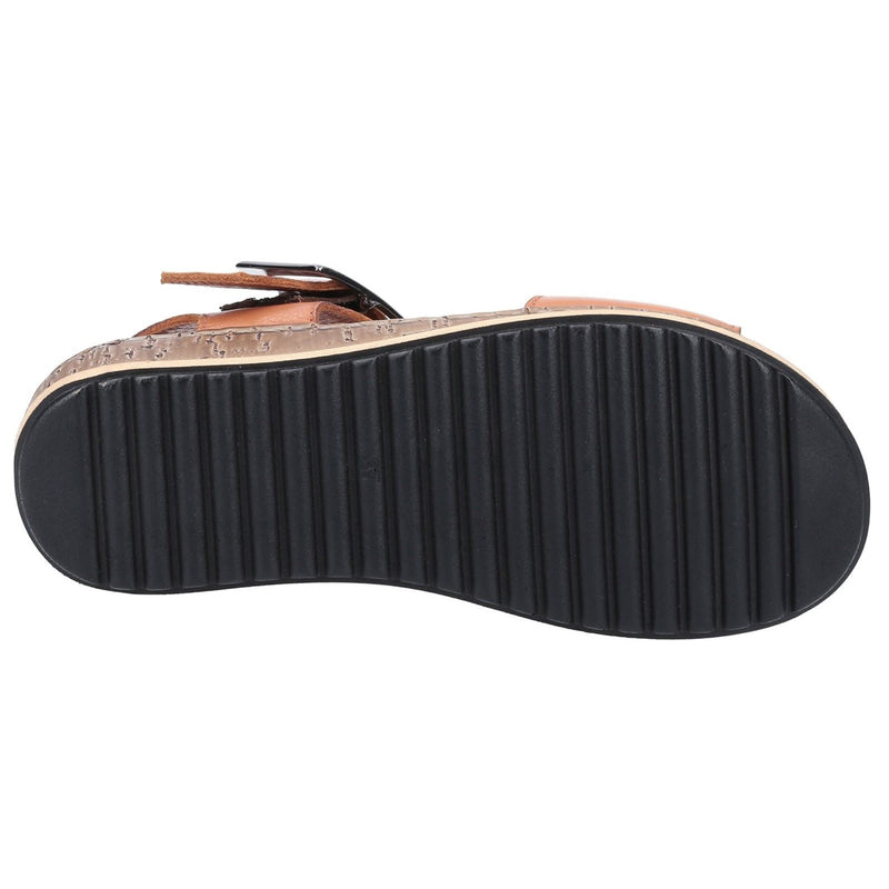 Hush Puppies Ellie Leather Women's Tan Sandals