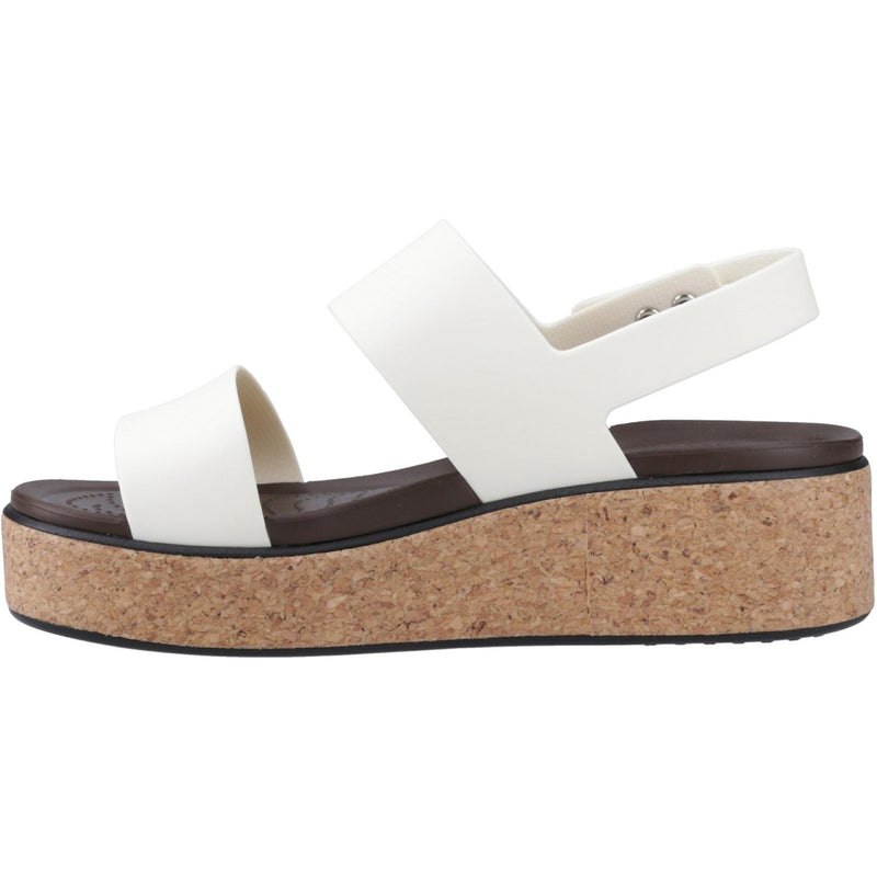 Crocs Brooklyn Cork Women's Chalk Sandals