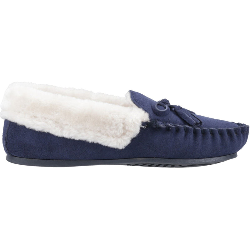 Hush Puppies Agnes Suede Women's Navy Slippers