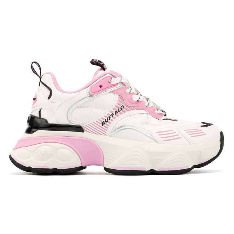 Buffalo Truck Women's White/Pink Sneakers