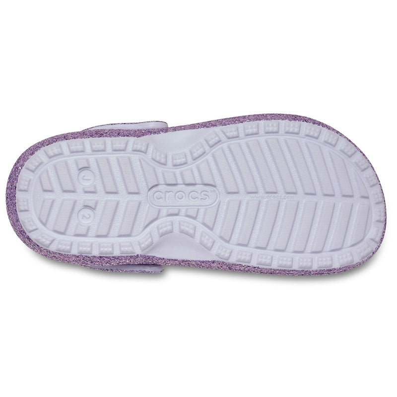 Crocs Classic Lined Clog Thermoplastic Kid's Purple Moon Clogs
