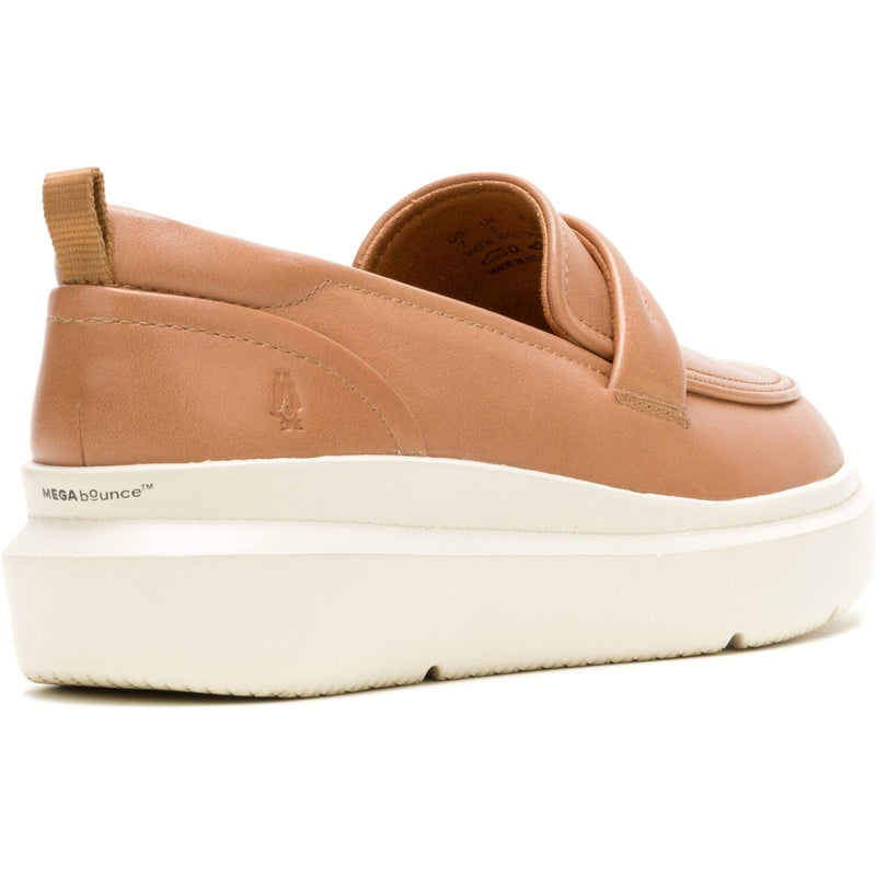 Hush Puppies Joy Penny Leather Women's Tan Loafers