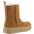 Hush Puppies Becca Mid Suede Women's Tan Boots