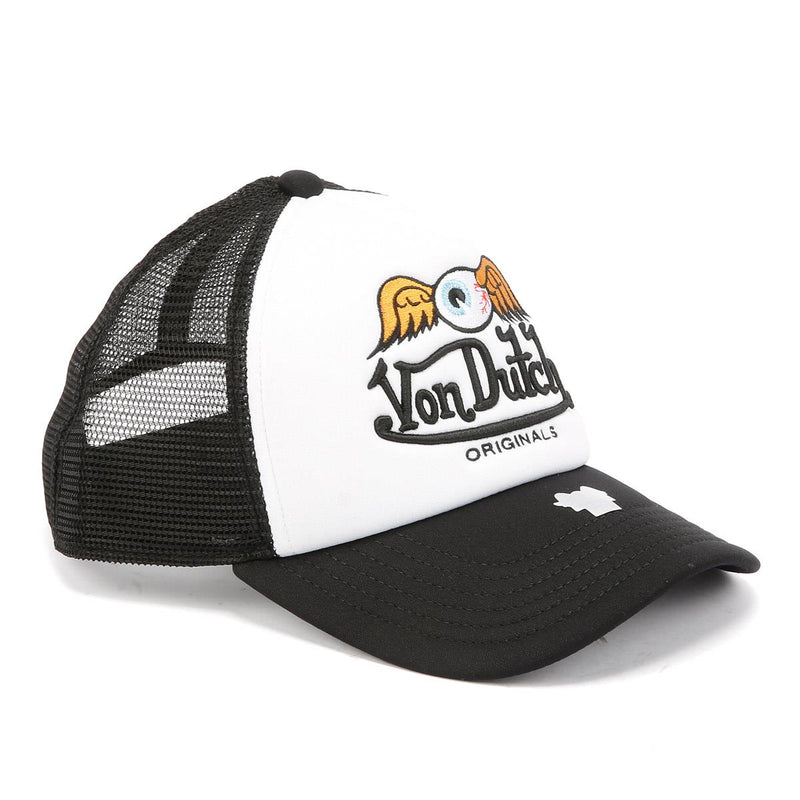Von Dutch Trucker Boston Cotton White / Black Caps