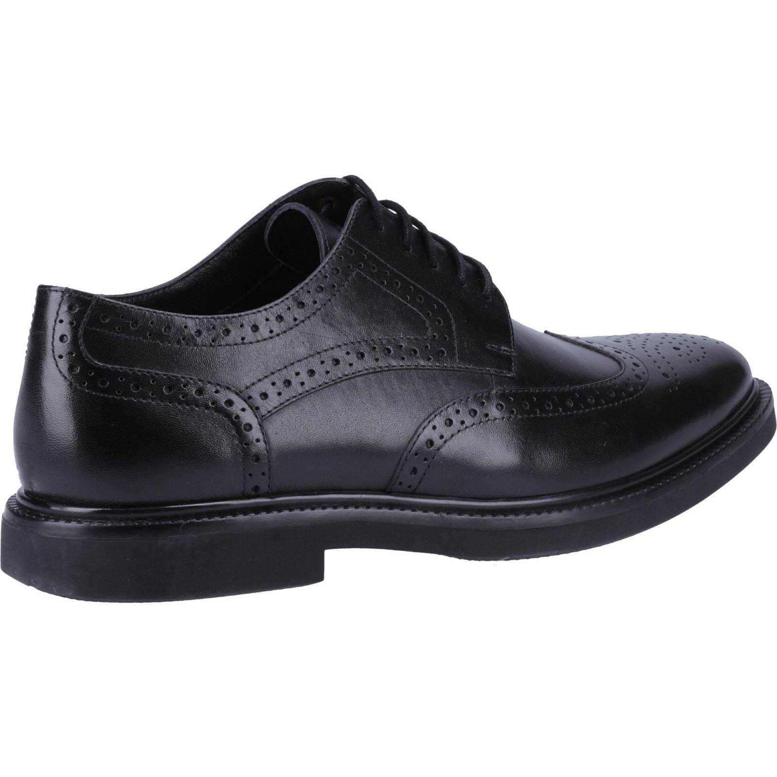 Hush Puppies Kingston Leather Men's Black Brogues Shoes