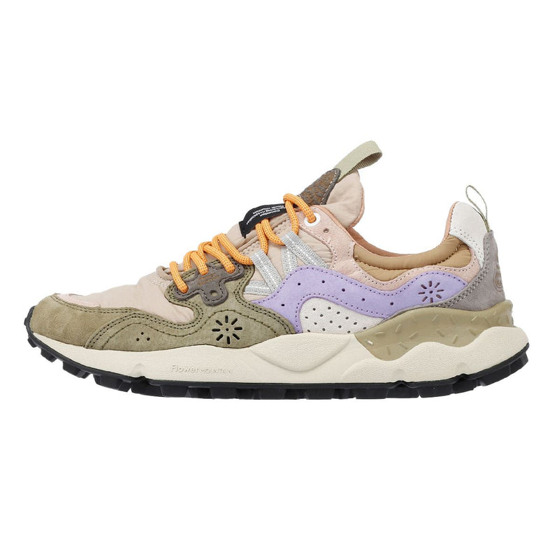 Flower Mountain Yamano 3 Suede Militare/Taupe/Violet Sneakers