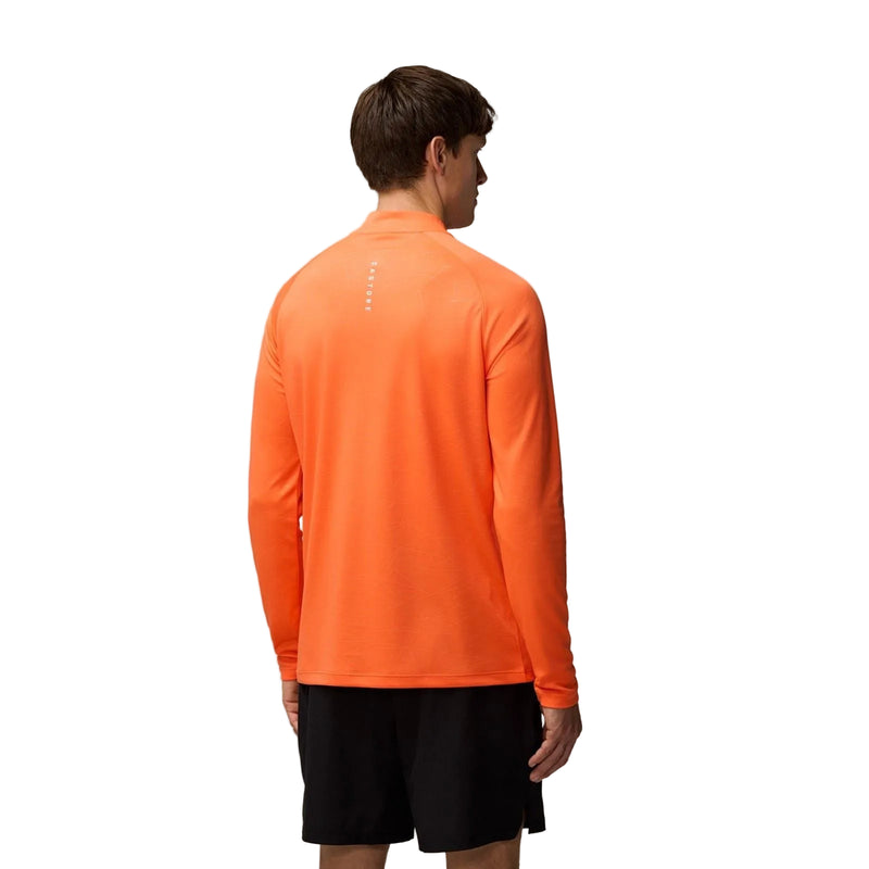 Castore Adapt Training 1/4 Zip Top Polyester Men's Orange Activewear T-Shirts