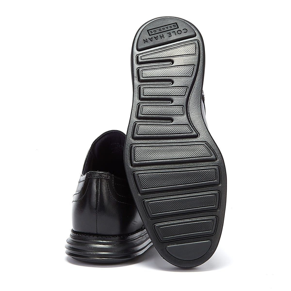 Cole Haan ØriginalGrand Wingtip Oxford Leather Men's Black Shoes