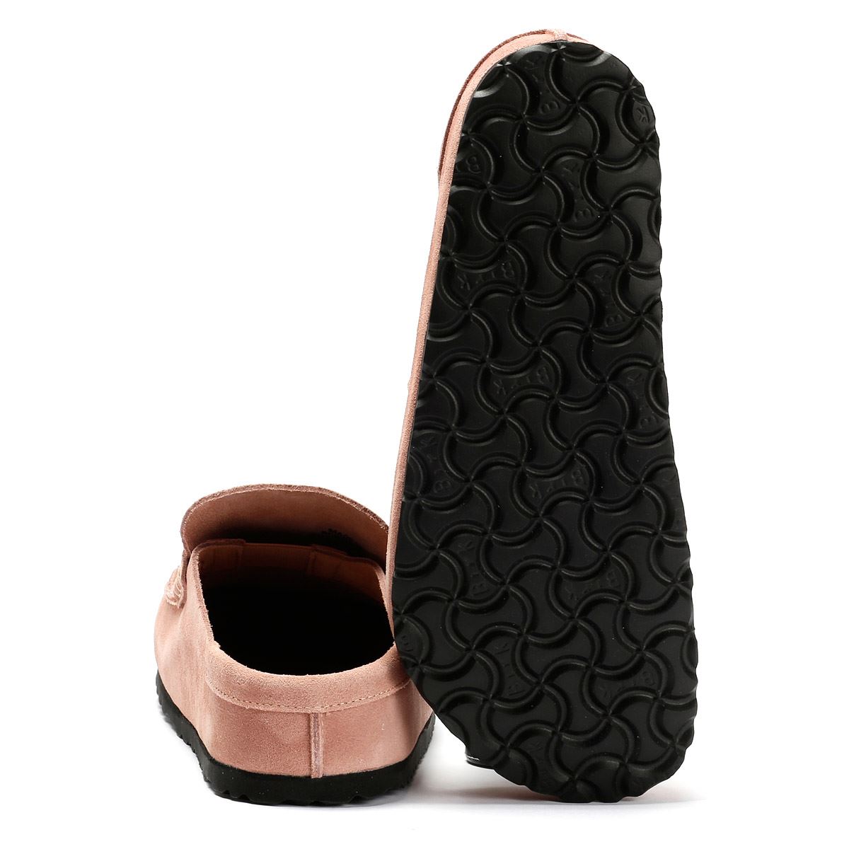 Birkenstock Naples Suede Women's Pink Clay Regular Clogs