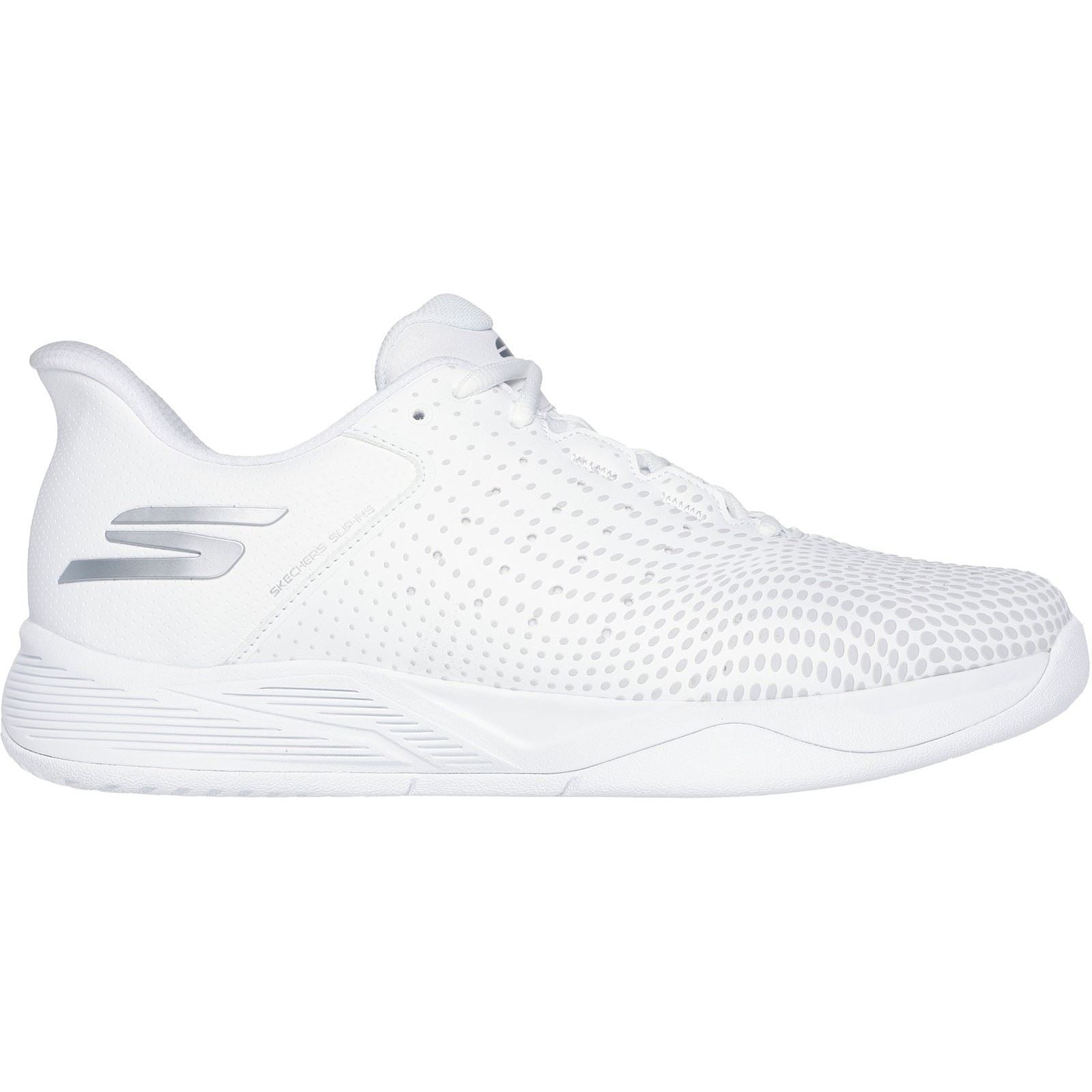 Skechers Performance Slip-ins Relaxed Fit Viper Court Reload Synthetic Men's White Sneakers