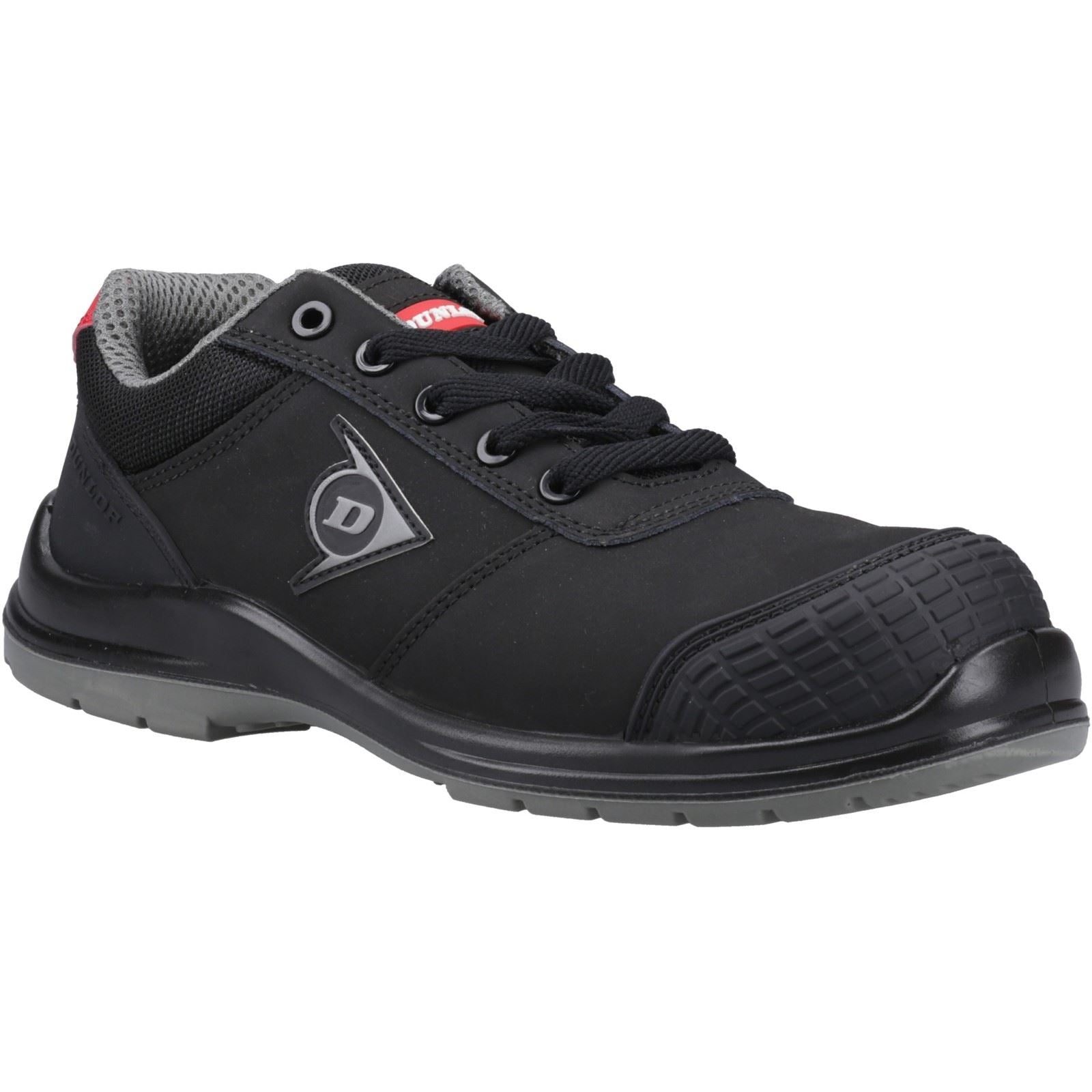 Dunlop First One Adv-Evo Low Nubuck Men's Black/Red Safety Shoes