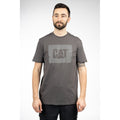 Caterpillar Graphic Cotton Men's Grey T-Shirt