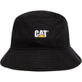 Caterpillar Cotton Unisex Adults Black Bucket Hat