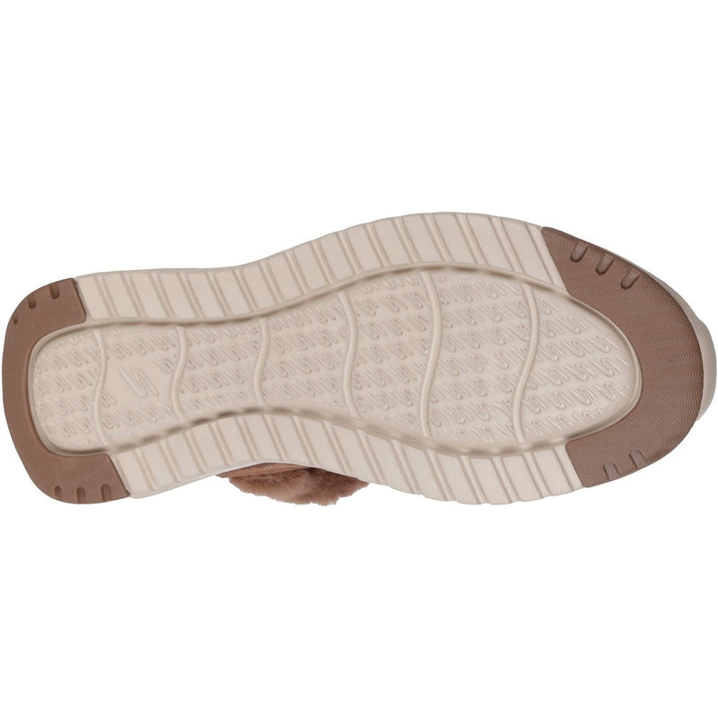 Skechers On-the-GO Stellar - Cozy Step Leather Women's Chocolate Winter Ankle Boots