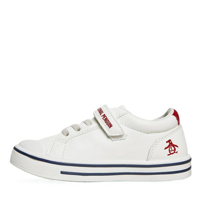 Penguin Junior Rainbow White Sneakers