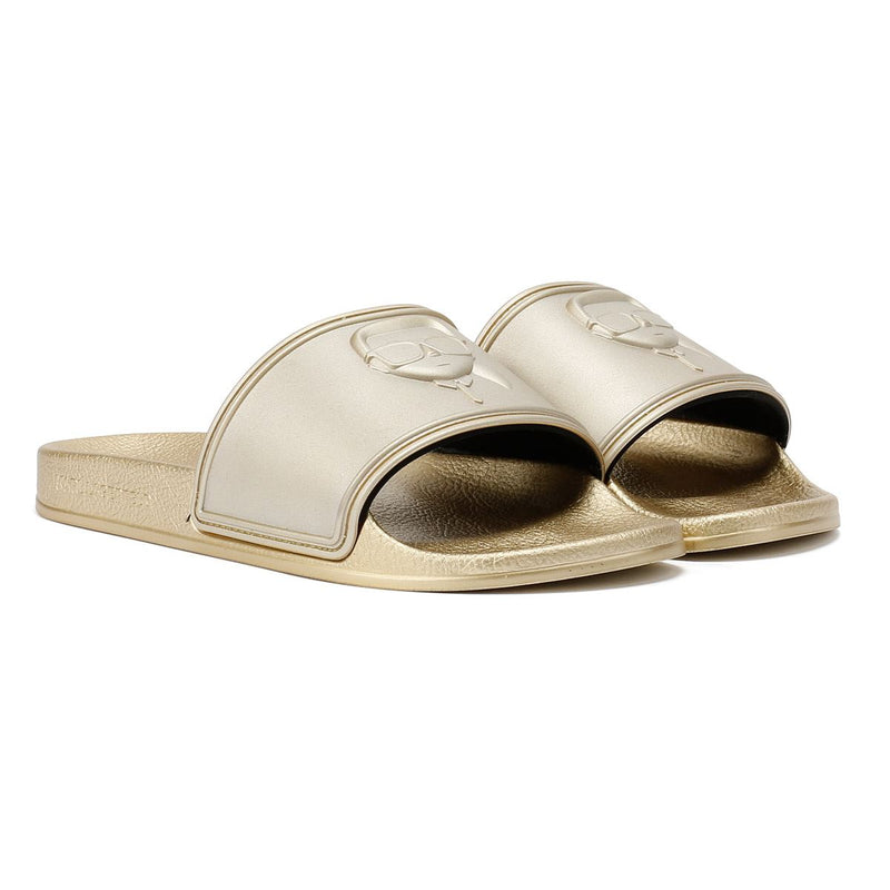 Karl Lagerfeld Kondo 2.0 Karl NFT Women's Gold Slides