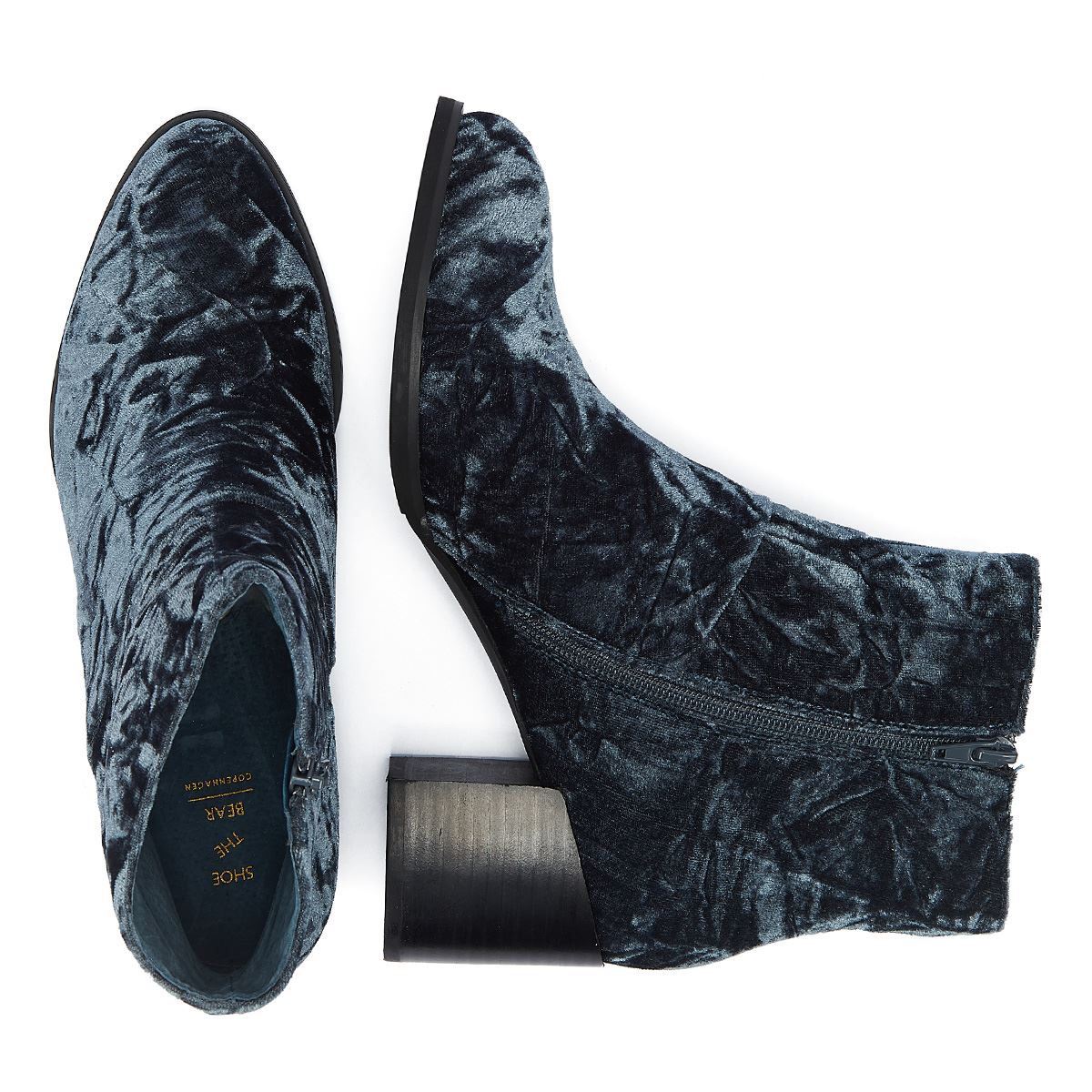Shoe The Bear Ceci Velvet Deep Blush Women's Dark Grey Boots