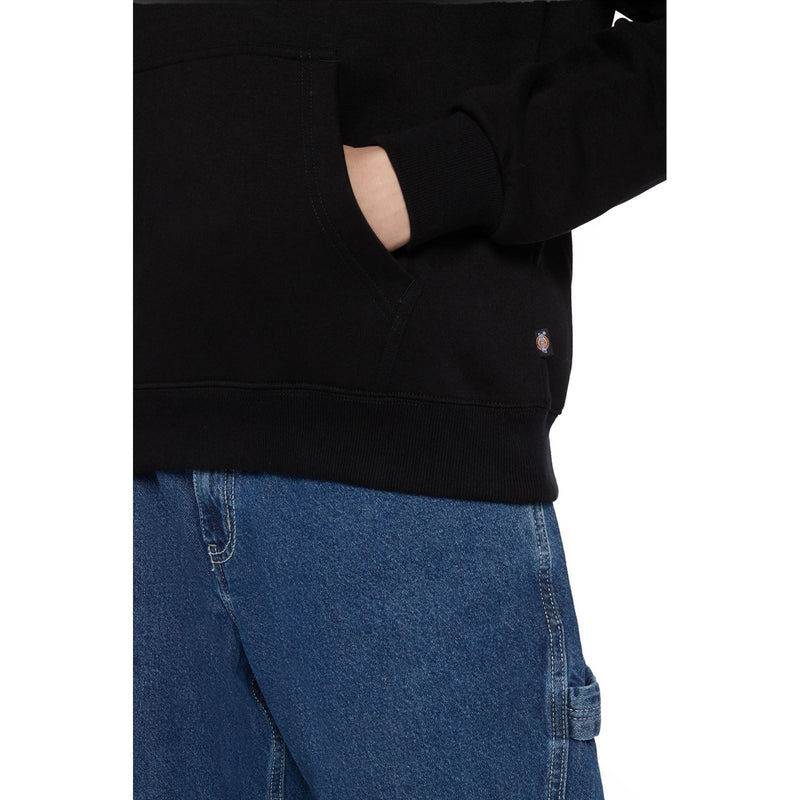 Dickies Icon Logo Synthetic Adults Black Hooded Sweatshirt