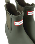 Hunter Original Chelsea Rubber Women's Dark Olive Wellington Boots