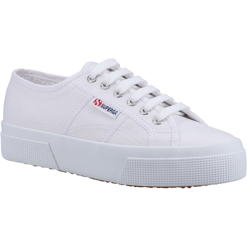 Superga 2740 Platform Cotton Women's White Sneakers