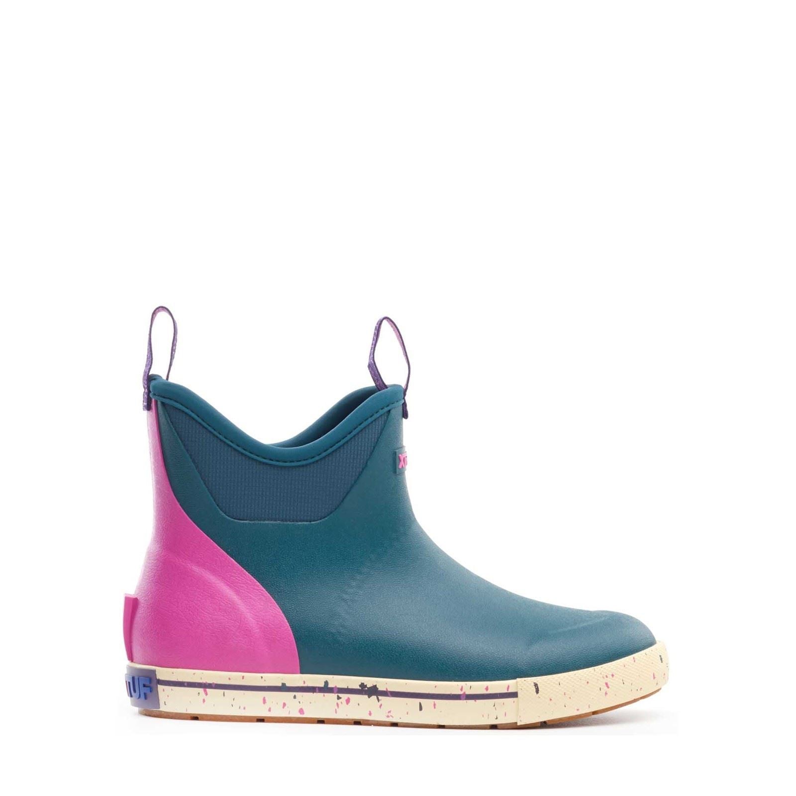 Xtratuf Ankle Deck Camp Boot Rubber Women's Teal Wellington Boots