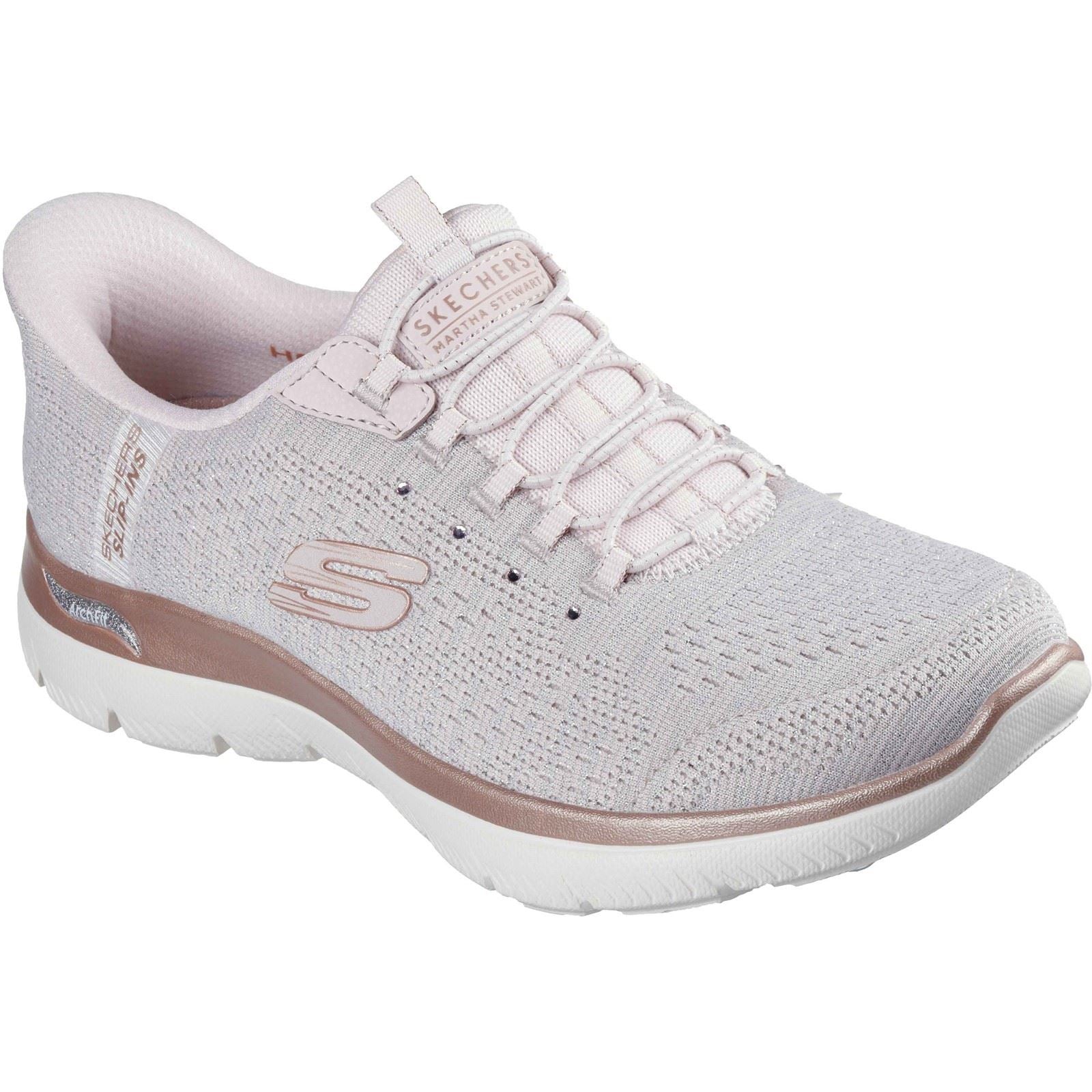 Skechers Arch Fit Summits - Soft Shimmer Textile Women's Light Pink Standard Trainers