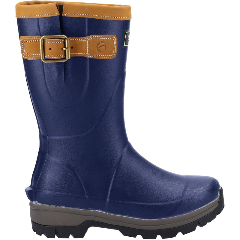 Cotswold Stratus Short Rubber Women's Navy Wellington Boots
