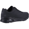 Skechers Workwear Work Relaxed Fit: Uno SR - Sutal Men's Black Safety Sneakers