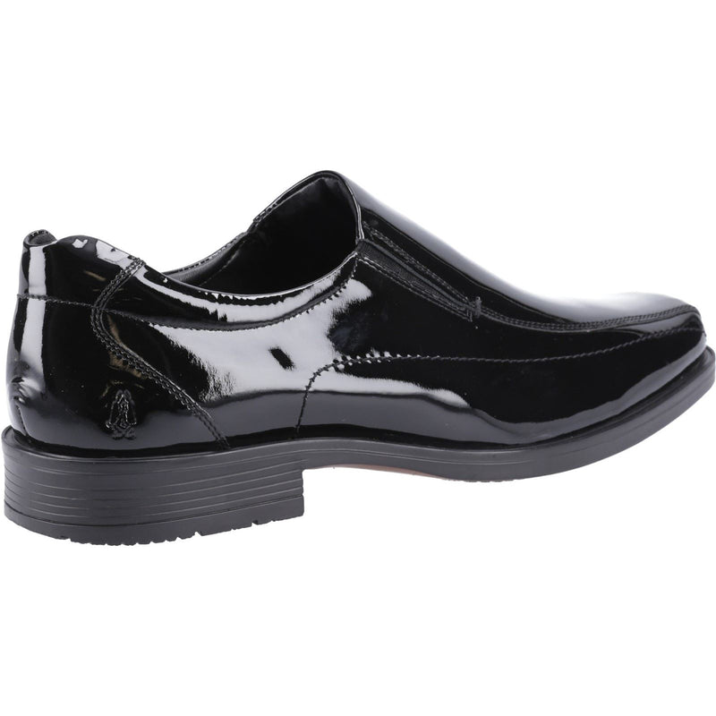 Hush Puppies Brody Leather Men's Black Slip-On Shoes