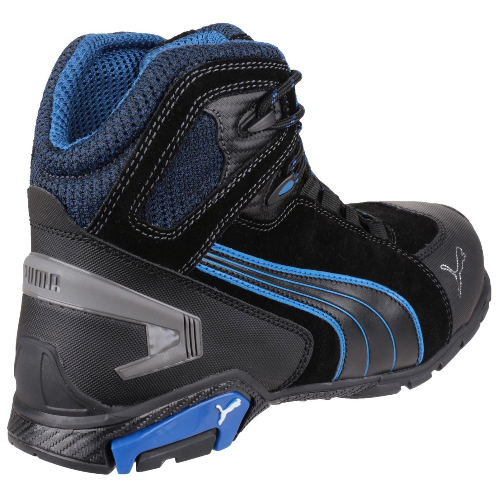 Puma Safety Rio Mid Leather Black Safety Boots