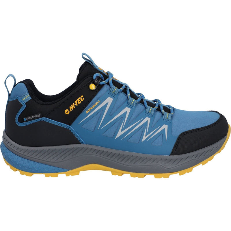 Hi-Tec Stealth Low Synthetic Men's Blue/Black/Yellow Hiking Boots