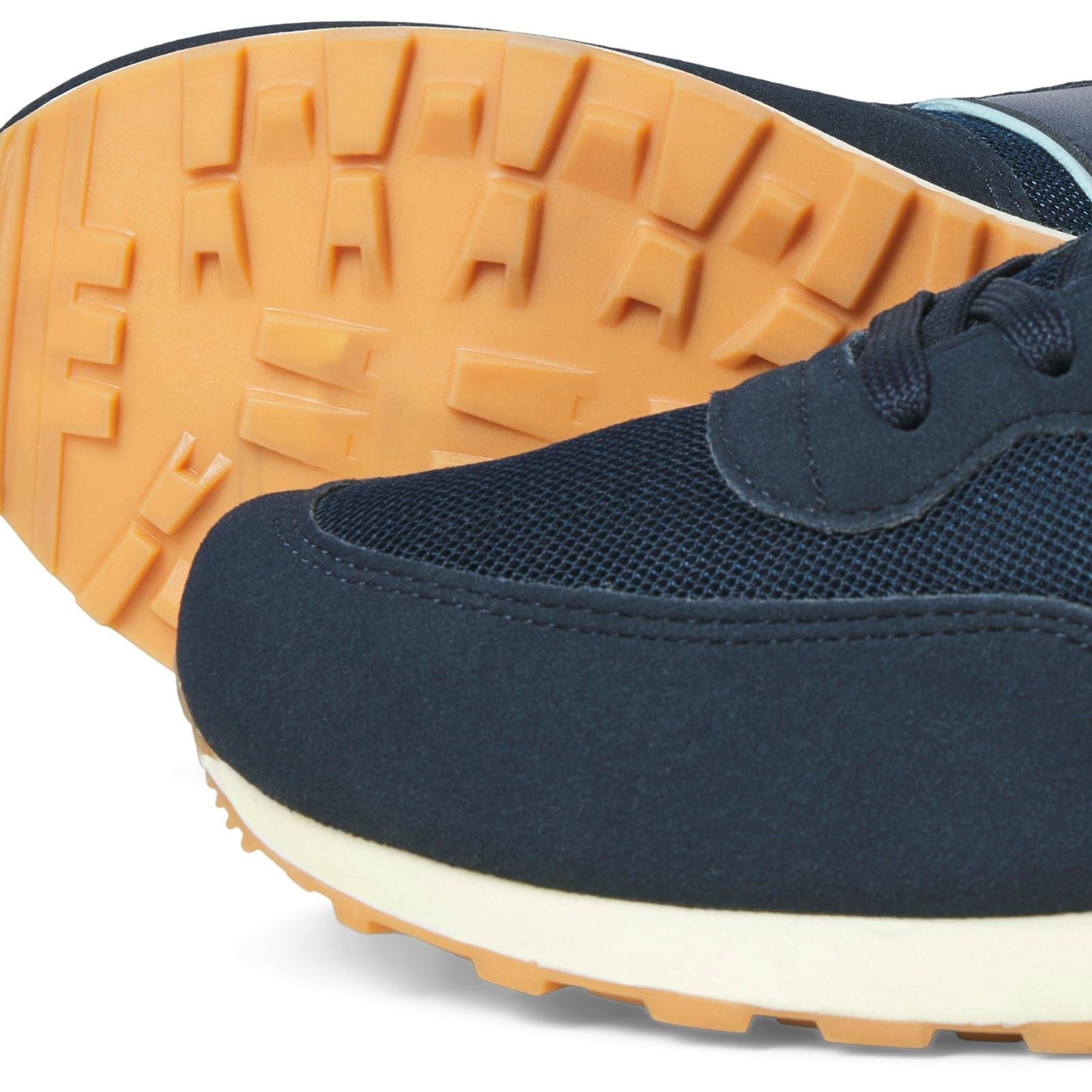 Jack & Jones Spirit Runner Synthetic Men's Navy Blazer/Glacier Ice Sneakers