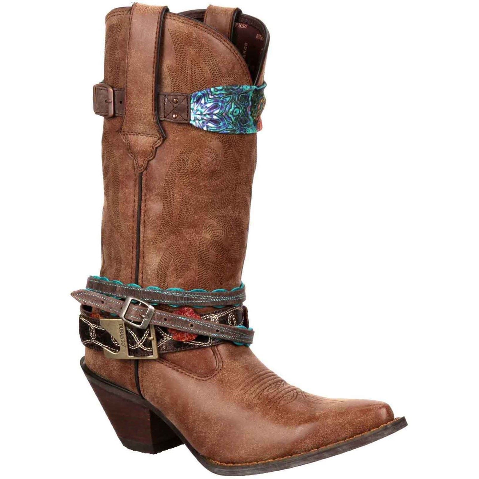 Durango Crush Faux Leather Women's Brown Boots
