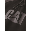 Caterpillar Raglan Cotton Men's Black Hooded Sweatshirt