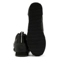 EA7 Black & White Carbon Men's Black/Silver Sneakers