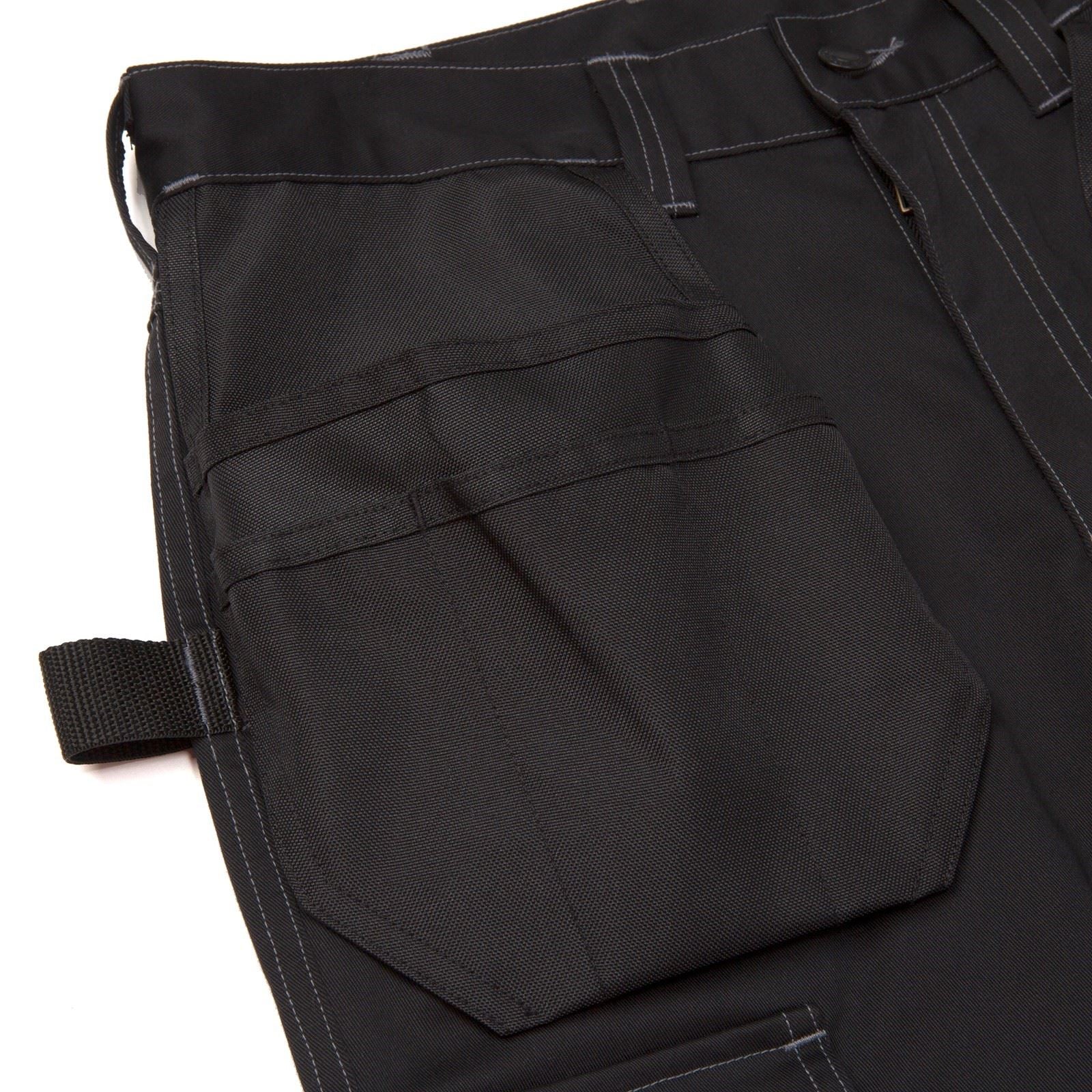 Caterpillar Essential Knee Pocket Stretch Holster Polyester Men's Black Outdoor Trousers