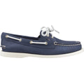 Sperry Authentic 2 Eye Leather Women's Navy Boat Shoes