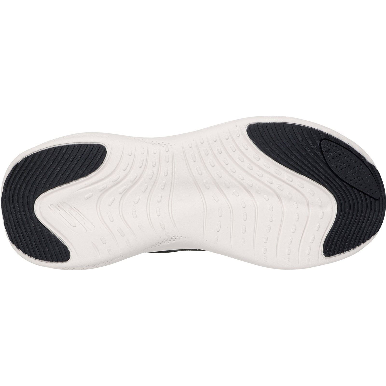 Skechers Skech Cloud Plush Horizon Synthetic Women's Black/White Sneakers