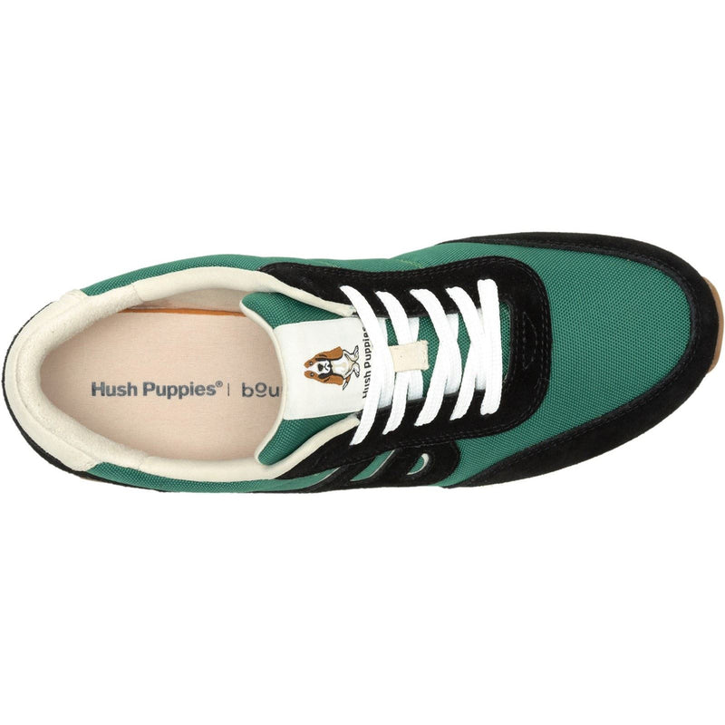 Hush Puppies Seventy8 Leather Men's Green Sneakers