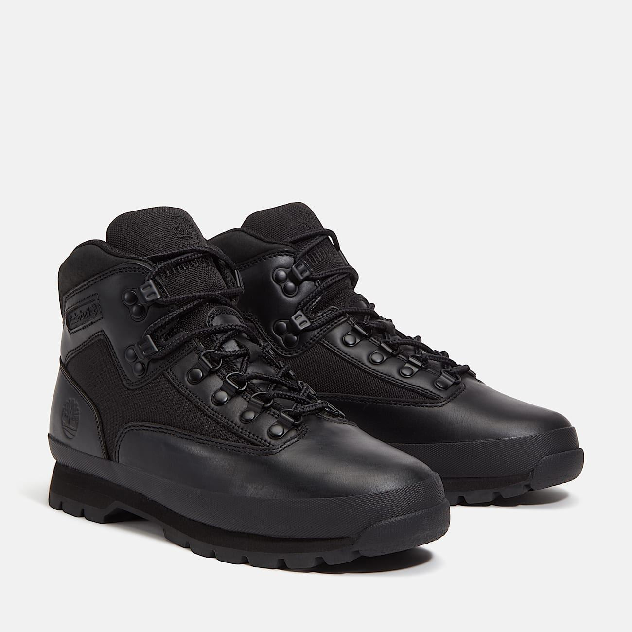 Timberland Euro Hiker Workwear I Blackout Leather Men's Black Boots