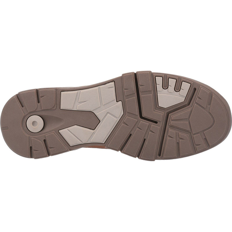 Hush Puppies Finley Leather Men's Tan Lace-Up Shoes