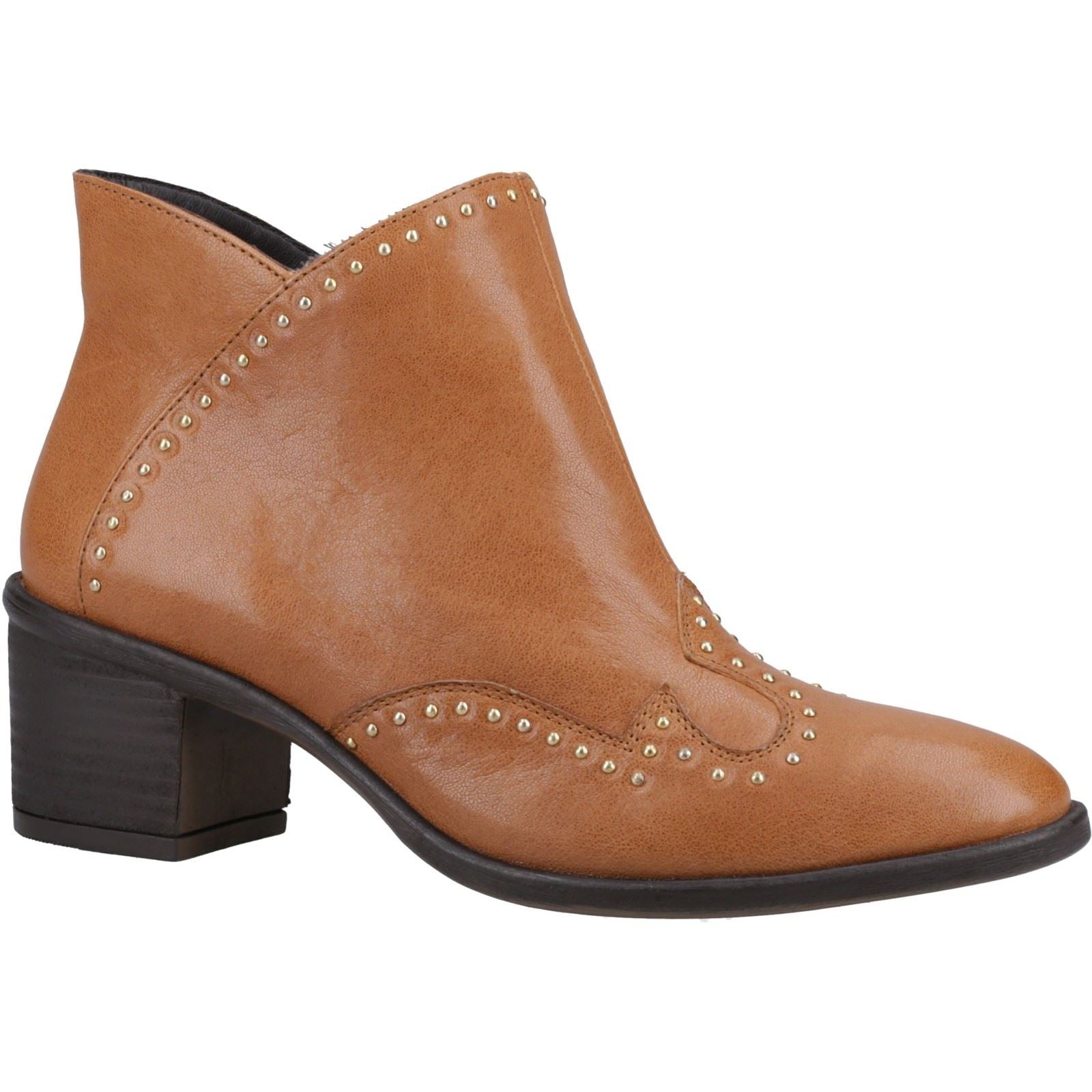 Hush Puppies Waverly Leather Women's Tan Boots