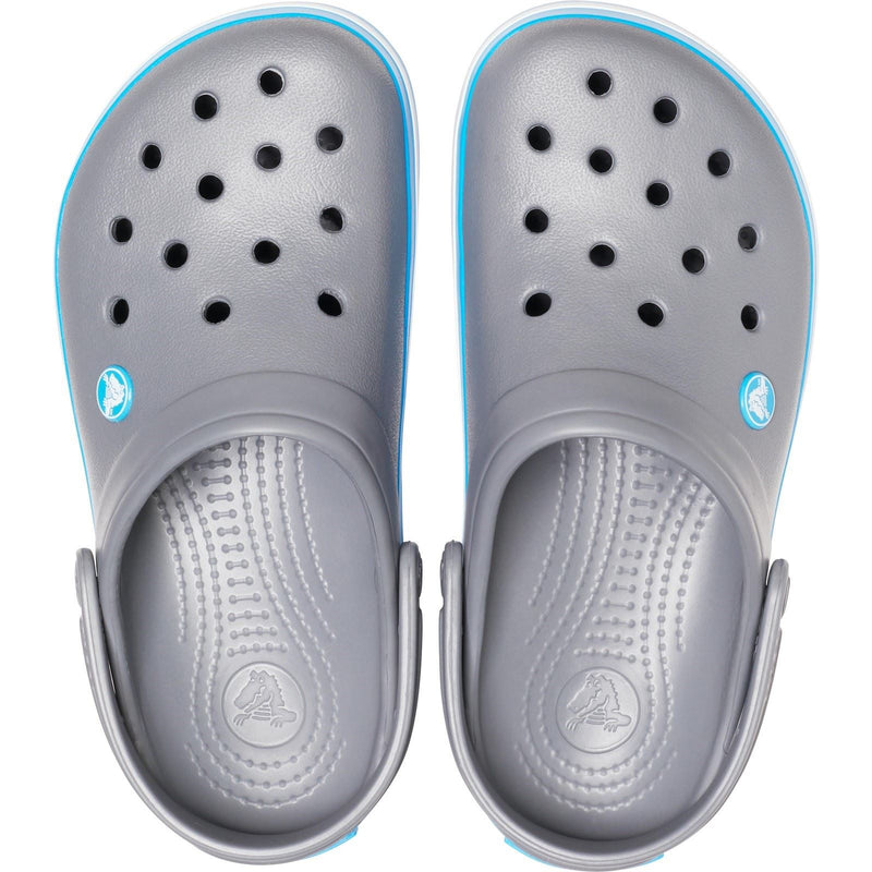 Crocs Crocband Croslite Rubber Men's Charcoal/Ocean Clogs