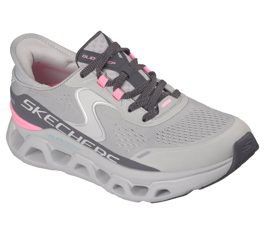 Skechers Slip-Ins Glide Step Altus Mesh Women's Gray Sneakers