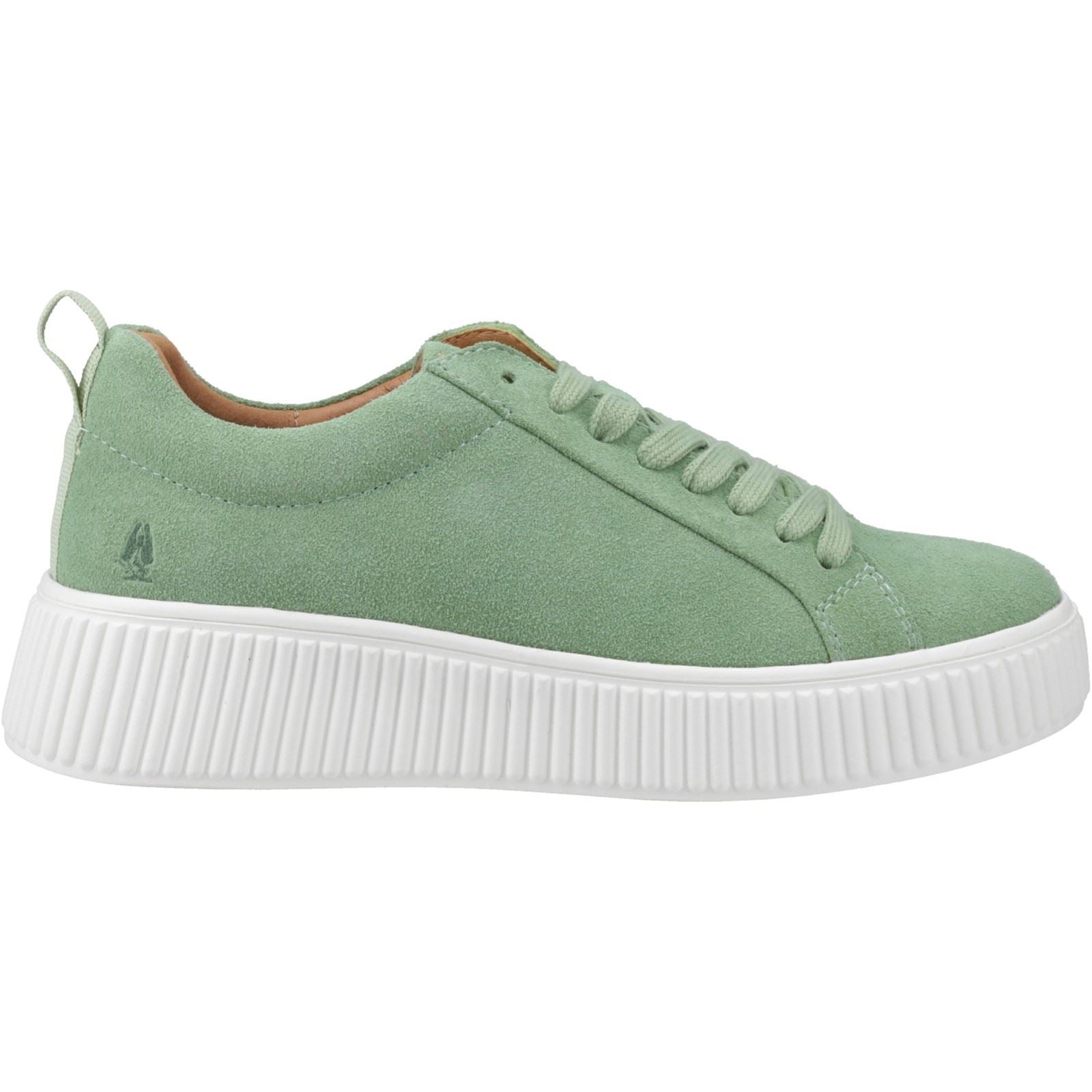 Hush Puppies Harlow Suede Suede Women's Green Sneakers