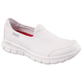 Skechers Workwear Sure Track Leather Women's White Sneakers