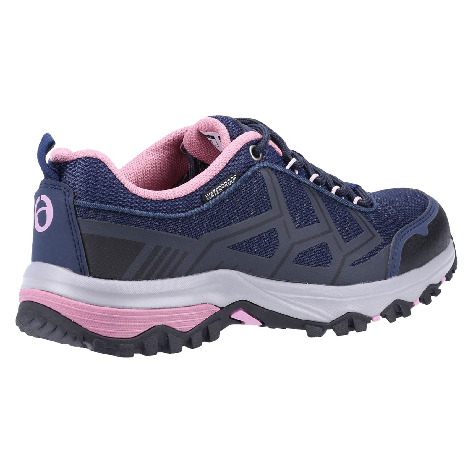 Cotswold Wychwood Low Recycled Plastic+Synthetic Pu Women's Navy/Pink Hiking Boots