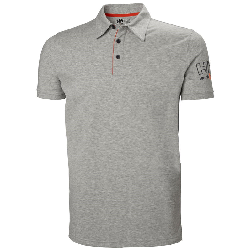 Helly Hansen Workwear Kensington Cotton Men's Grey Polo Shirt