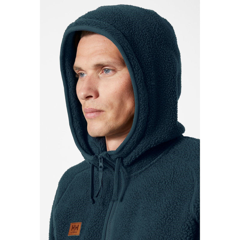 Helly Hansen Workwear Heritage Pile Hoodie Men's Blue Fleece Jacket