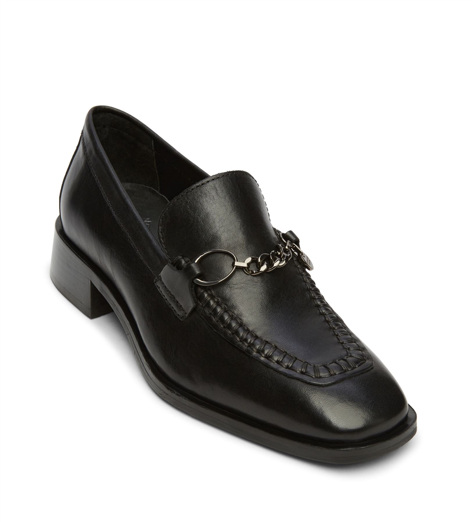 Osprey London The Islington Leather Women's Black Loafers